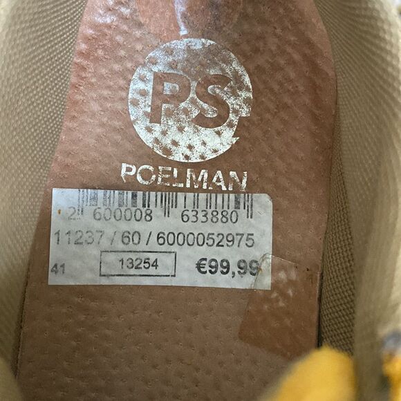 PS Poelman Chunky Platform Suede Leather Sneakers w/ Leopard Print - Picture 11 of 13